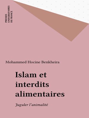cover image of Islam et interdits alimentaires